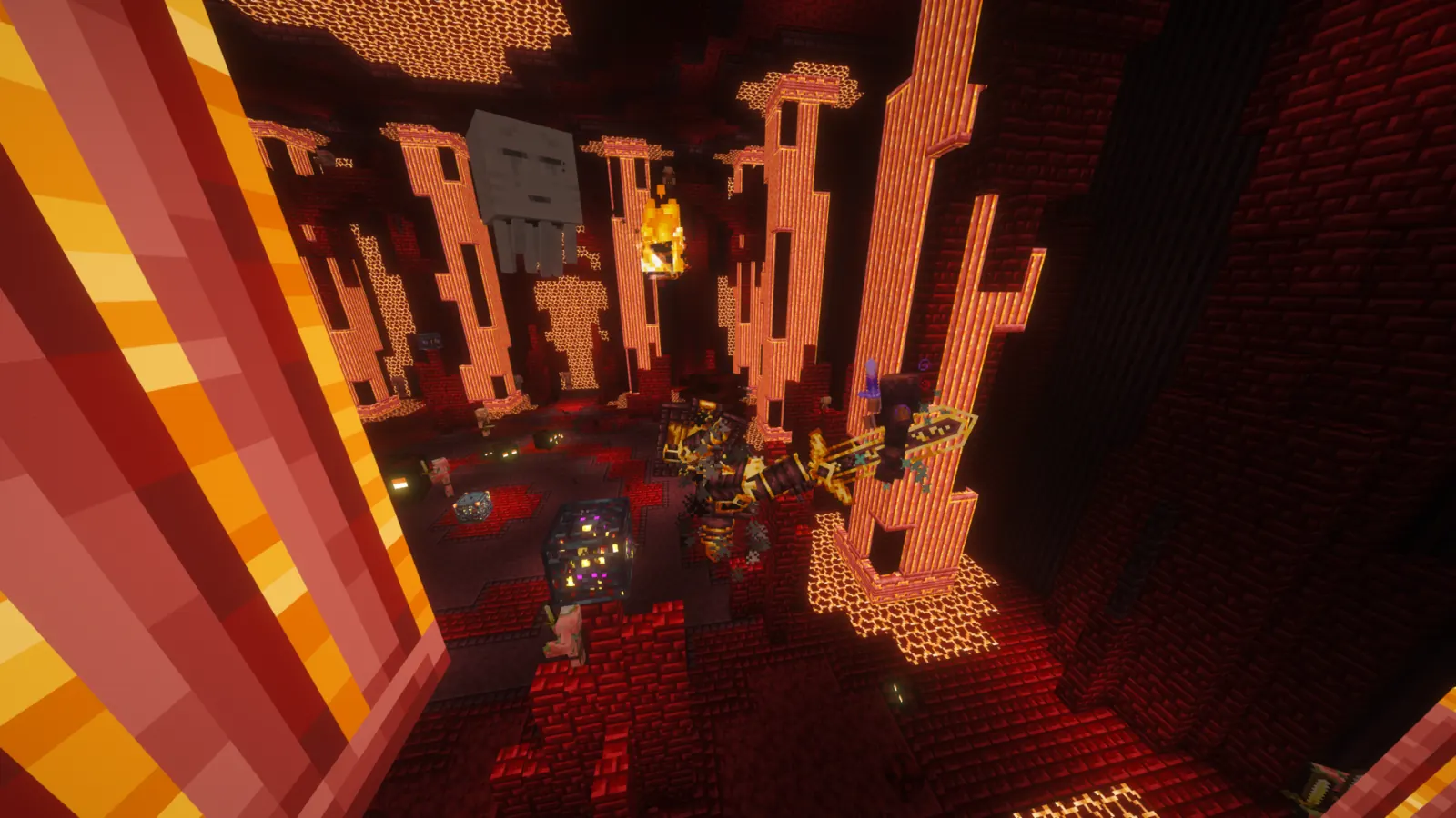 Огненная арена босса Игнис из L_Ender's Cataclysm на сервере StoneBlock