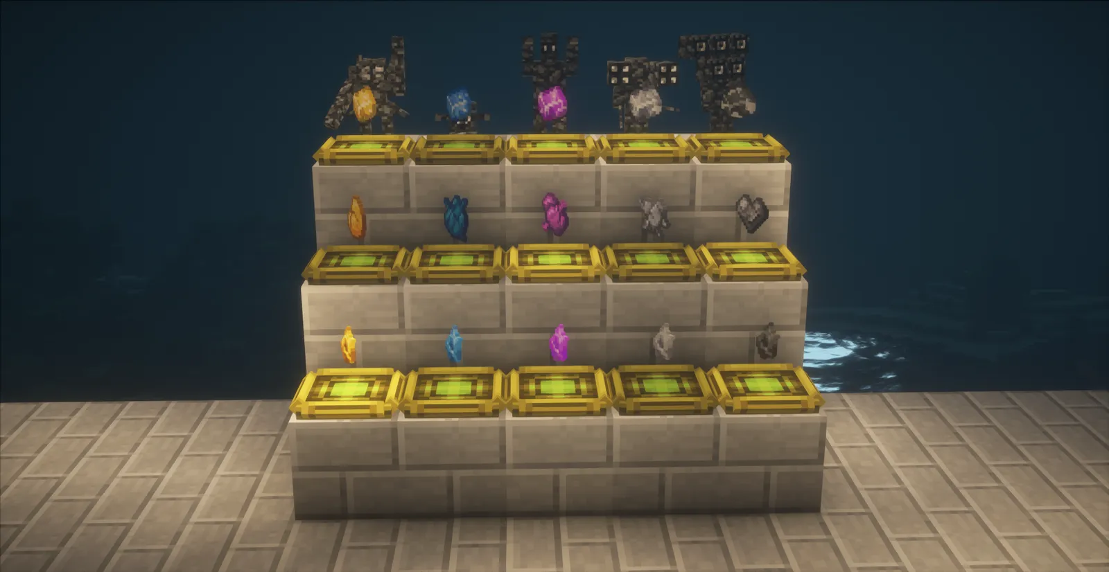 Сердца и души боссов DivineRPG из мода CenturyDivine на сервере UltimateTech